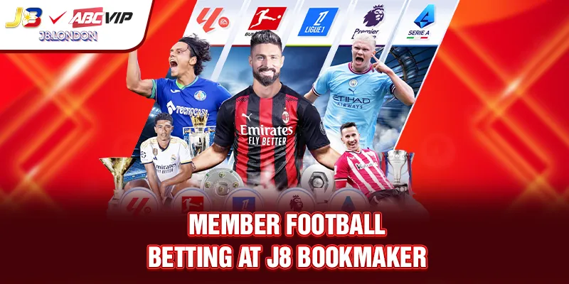 Member football betting at J8 bookmaker